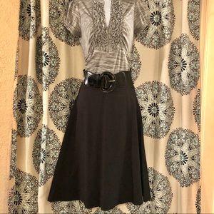 2 FOR $20! Gray high wasted A line skirt